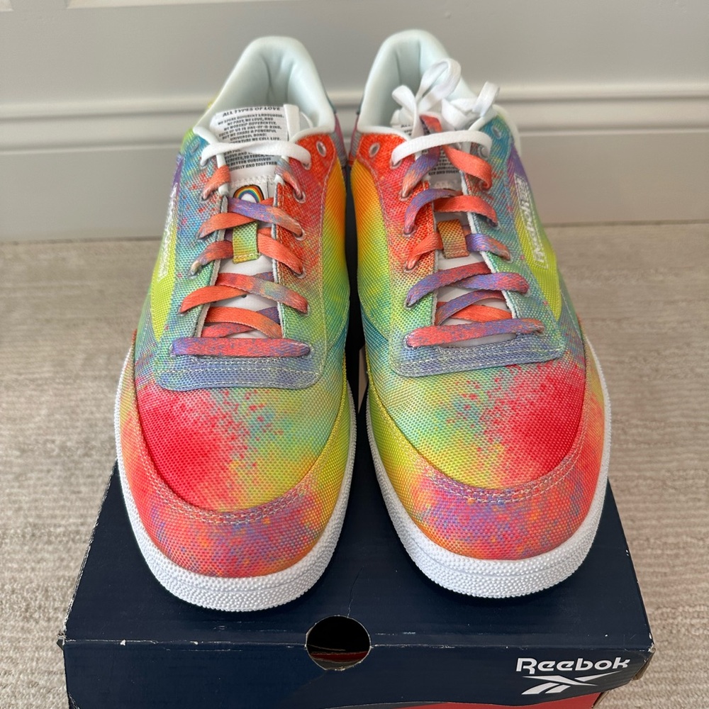 Reebok Club C 85 Pride 2020 All Types of Love
Size 13 NWT FX4772 Multi colored - Picture 4 of 10